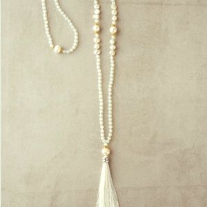 Fair Trade 🌏 Freshwater Pearl Tassel Necklace